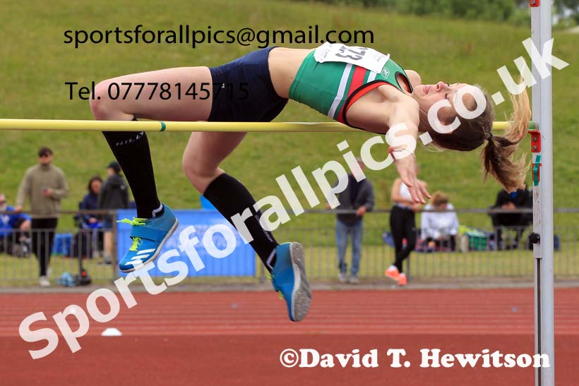 Senior womens high jump, 2022 Northern Senior and Under-20 Champs., Wavertree Athletics Centre, Liverpool. Photo: David T. Hewitson/Sports for All Pics